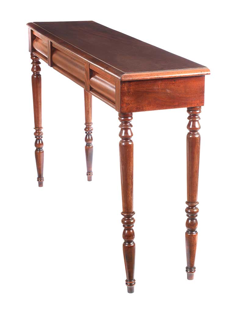 VICTORIAN MAHOGANY CONSOLE TABLE - Image 4 of 5