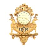 19TH CENTURY CARTEL WALL CLOCK