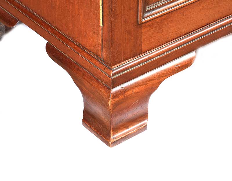 EDWARDIAN MAHOGANY TWO DOOR CABINET - Image 6 of 6