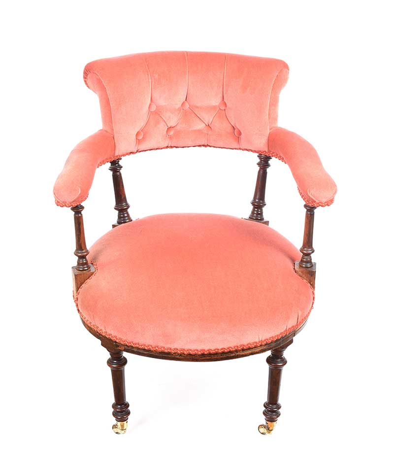 NINETEENTH CENTURY TUB CHAIR - Image 4 of 6