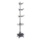 REGENCY CAST IRON COAT & STICK STAND