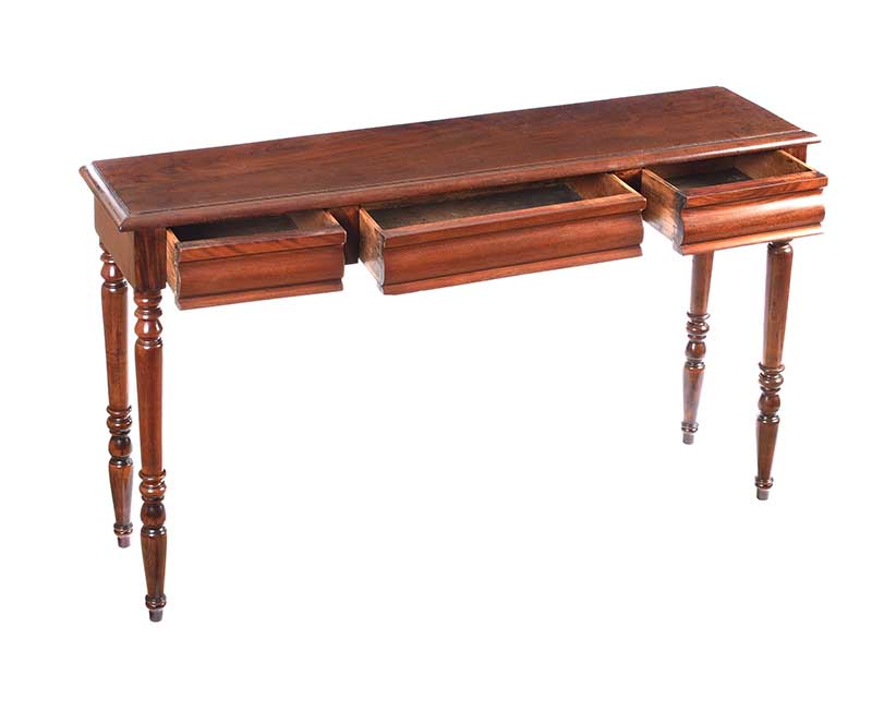 VICTORIAN MAHOGANY CONSOLE TABLE - Image 2 of 5