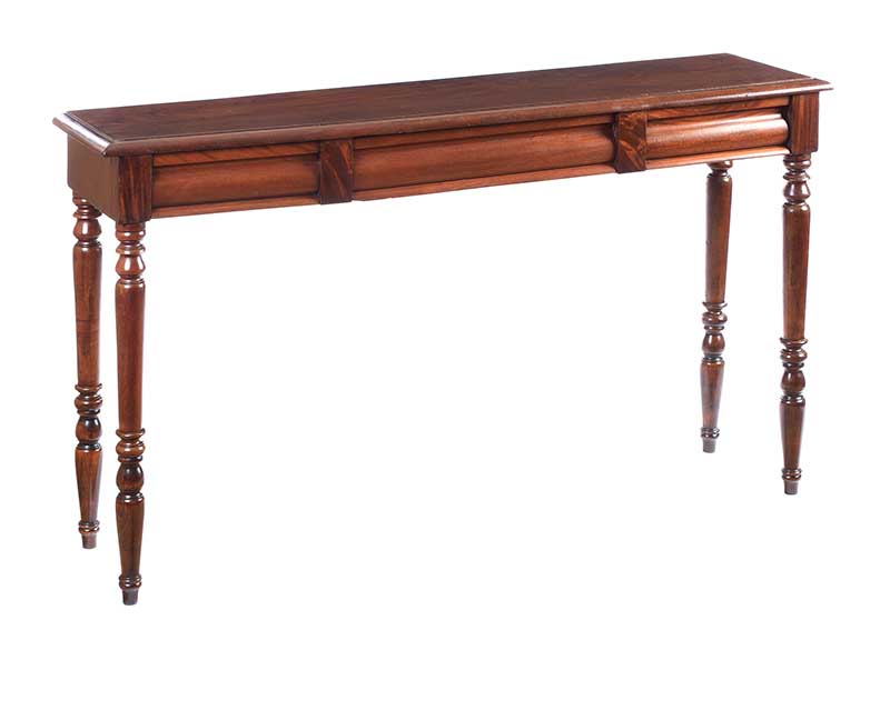 VICTORIAN MAHOGANY CONSOLE TABLE