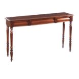 VICTORIAN MAHOGANY CONSOLE TABLE