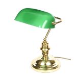 BRASS BANKER'S LAMP