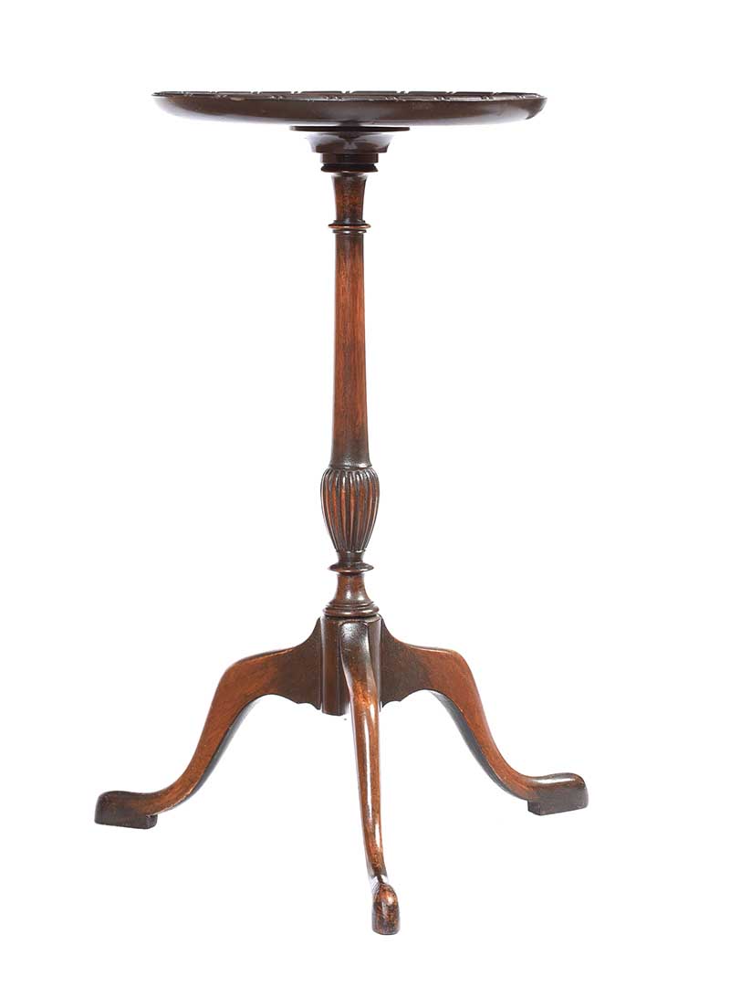 EDWARDIAN MAHOGANY WINE TABLE - Image 5 of 5