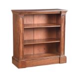 WILLIAM IV OPEN BOOKCASE