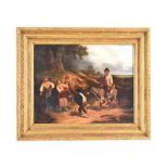 GILT FRAMED OIL PAINTING - THOMAS WRIGHT