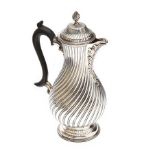 ORNATE SILVER COFFEE POT