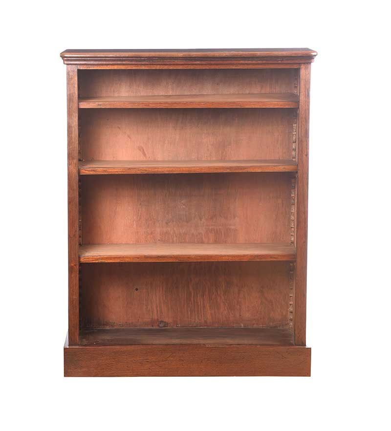 VICTORIAN OPEN BOOKCASE - Image 3 of 4