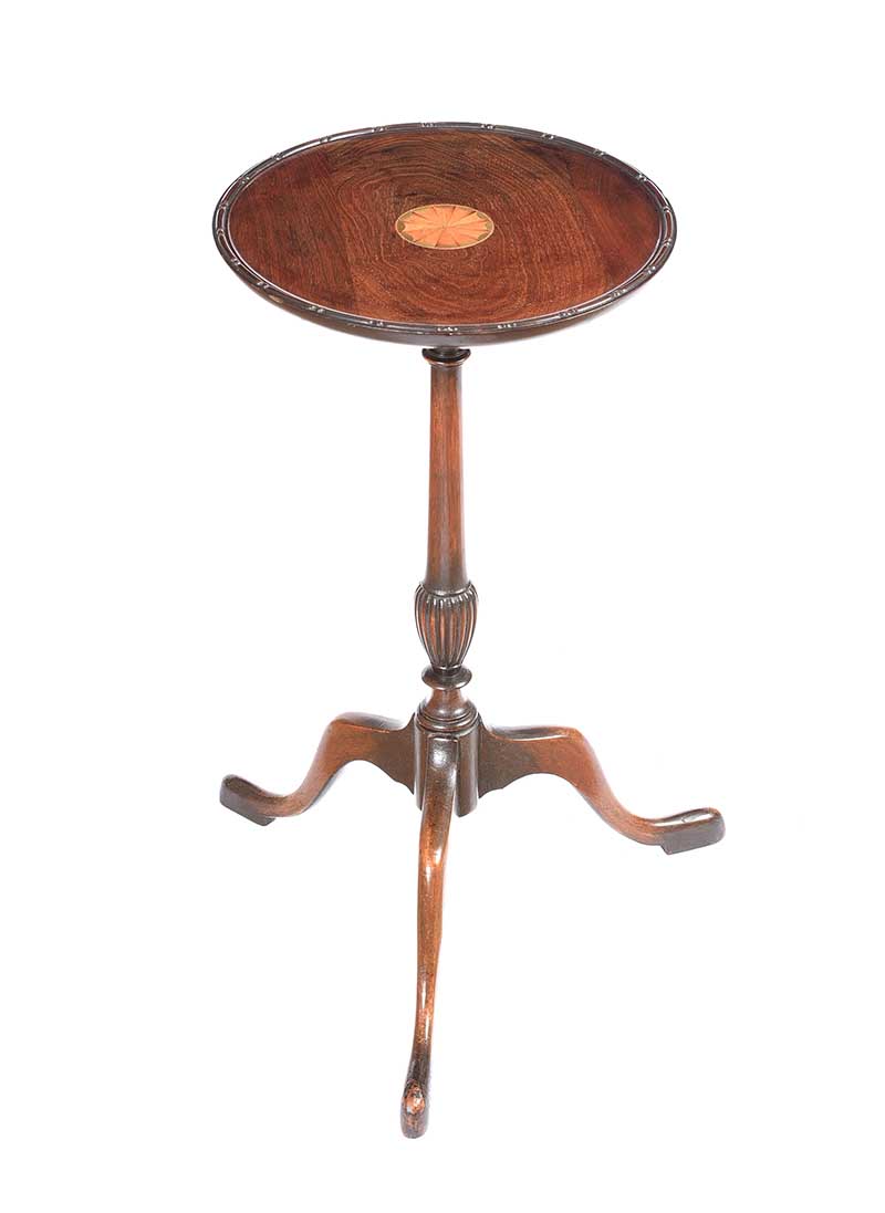 EDWARDIAN MAHOGANY WINE TABLE