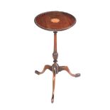 EDWARDIAN MAHOGANY WINE TABLE