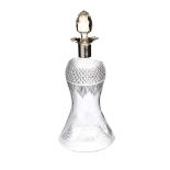 NINTEENTH CENTURY CUT GLASS DECANTER