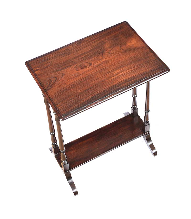 GEORGIAN ROSEWOOD LAMP TABLE - Image 2 of 4