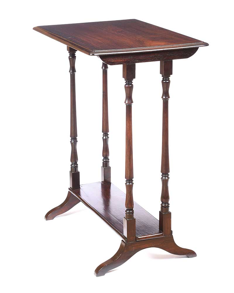 GEORGIAN ROSEWOOD LAMP TABLE - Image 4 of 4