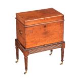 REGENCY MAHOGANY CELLARETTE