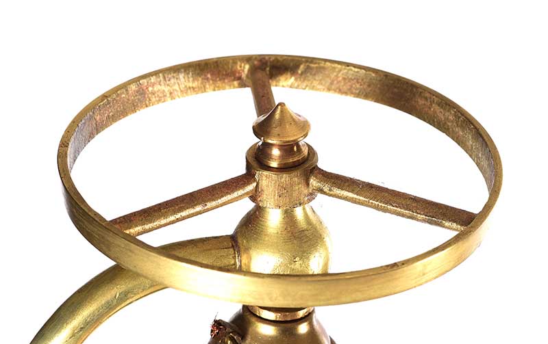 VICTORIAN BRASS TELESCOPIC STANDARD LAMP - Image 5 of 5