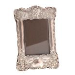 EMBOSSED SILVER PHOTOGRAPH FRAME