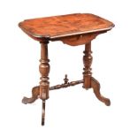 ANTIQUE WALNUT LAMP TABLE