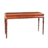 VICTORIAN MAHOGANY CONSOLE TABLE