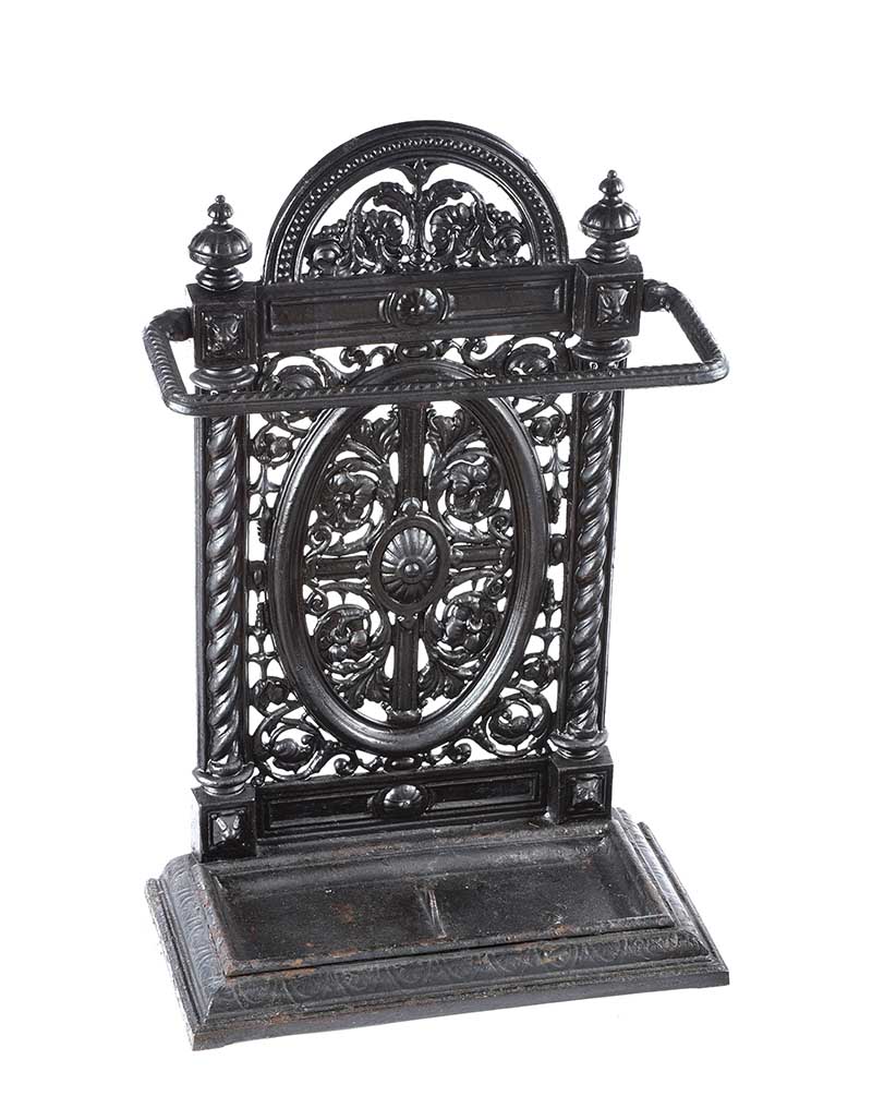 VICTORIAN CAST IRON STICK STAND