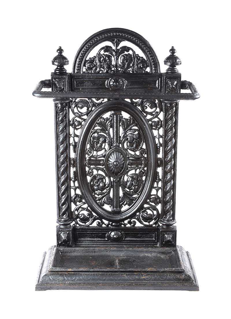 VICTORIAN CAST IRON STICK STAND - Image 4 of 6