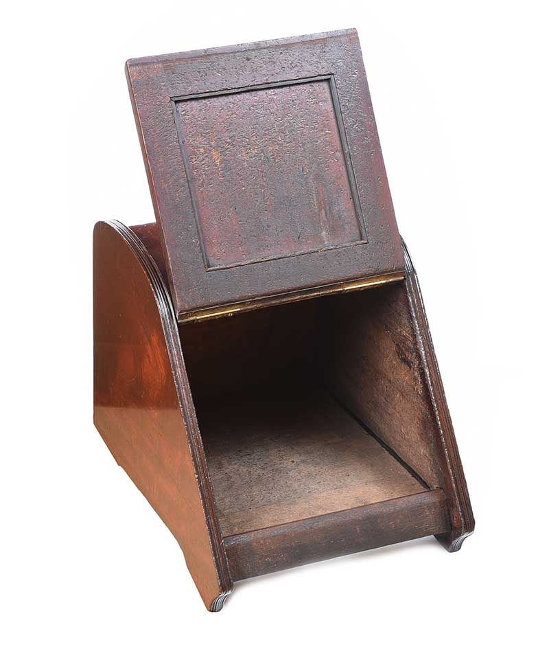 VICTORIAN MAHOGANY COAL SCUTTLE - Image 4 of 4