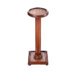 VICTORIAN MAHOGANY PLANT TORCHERE