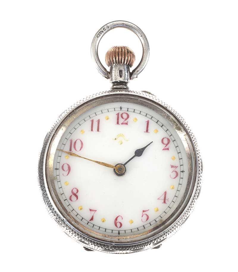 STERLING SILVER POCKET WATCH