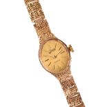 9CT GOLD 'SOVEREIGN' QUARTZ WRIST WATCH