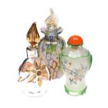 SELECTION OF THREE PERFUME BOTTLES