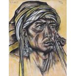 R. Bonnet - BALI - Pastel on Paper - 15 x 11 inches - Signed