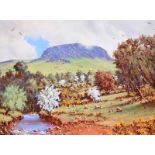 David Overend - SLEMISH, COUNTY ANTRIM - Coloured Print - 6 x 8 inches - Signed