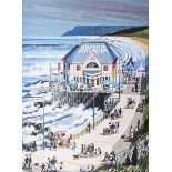 Cupar Pilson - PORTRUSH ON AN EASTER MONDAY - Limited Editon Coloured Print (5/25) - 14.5 x 11