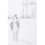 Colin H. Davidson - HEADING HOME - Pencil on Paper - 8 x 5 inches - Signed