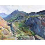 Roland A. D. Inman - SLIEVE BEARNAGHM, MOURNE MOUNTAINS - Oil on Canvas - 16 x 20 inches - Signed