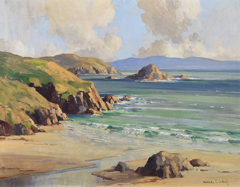 Maurice Canning Wilks, ARHA, RUA - DUNMORE HEAD, COUNTY KERRY - Oil on Canvas - 20 x 26 inches -