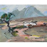 Marjorie Henry, RUA - IN THE MOURNES, COUNTY DOWN - Oil on Board - 4 x 5.5 inches - Signed