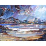 Douglas Hutton - SHORELINE, CONNEMARA - Oil on Linen - 16 x 20 inches - Signed