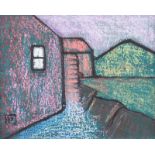 Peter McPartlin - THE OLD WATERMILL - Pastel on Paper - 8 x 10 inches - Signed in Monogram