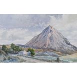 Francis J Neill - ERRIGAL, DONEGAL - Watercolour Drawing - 11 x 17 inches - Signed