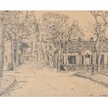 William Clarke - KILLOUGH - Pencil & Ink Drawing - 9.5 x 12 inches - Signed