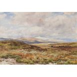 Edmond M. Wimperis, RI - BY MOUNTAIN & MOORLAND (SNOWDON IN THE DISTANCE) - Watercolour Drawing - 10