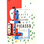 Pablo Picasso - EXHIBITION POSTER - Coloured Print - 13 x 9 inches - Unsigned