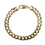 9CT GOLD CURB LINK CHAIN