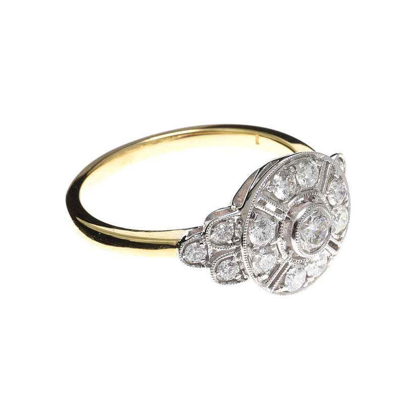 18CT GOLD DIAMOND RING - Image 2 of 3