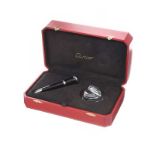 BOXED CARTIER BALL POINT PEN/WATCH