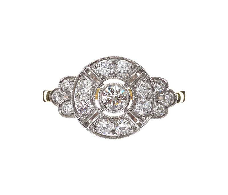 18CT GOLD DIAMOND RING