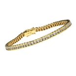 18CT GOLD DIAMOND BRACELET