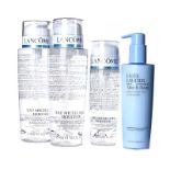 SET OF THREE LANCOME CLEANSING WATER AND ESTEE LAUDER 'TAKE IT AWAY'